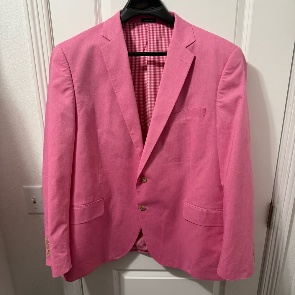 Stafford Men's Bold Pink Blazer
